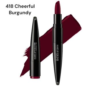 Makeup Forever | Rouge Artist Lipstick | 418 Cheerful Burgundy